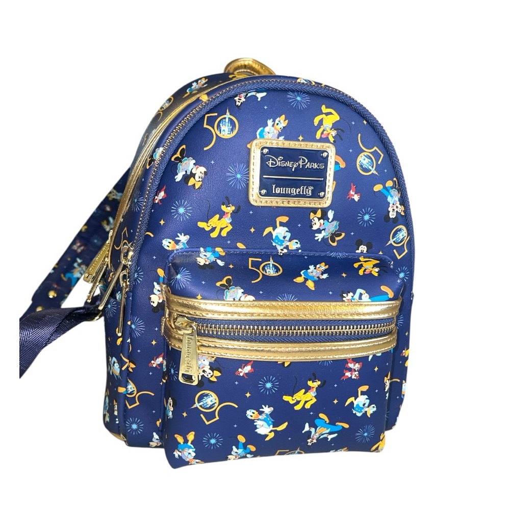 Loungefly Disney Parks WDW 50th‎ Anniversary Mickey & Friends Mini Backpack